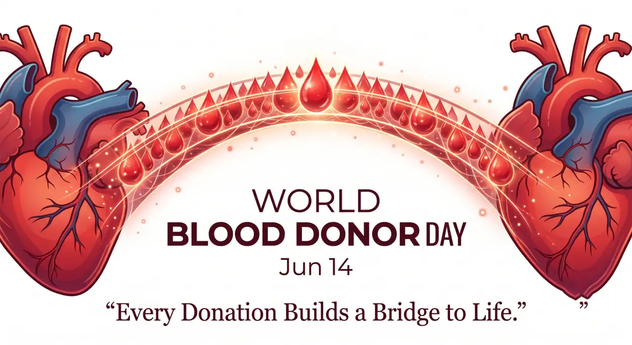 Free Download World Blood Donor Day 2026 Event Banner - High Quality World Blood Donor Day 2026 Image