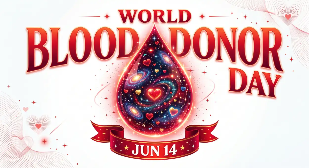 Free Download World Blood Donor Day 2026 Facebook Post - High Quality World Blood Donor Day 2026 Image