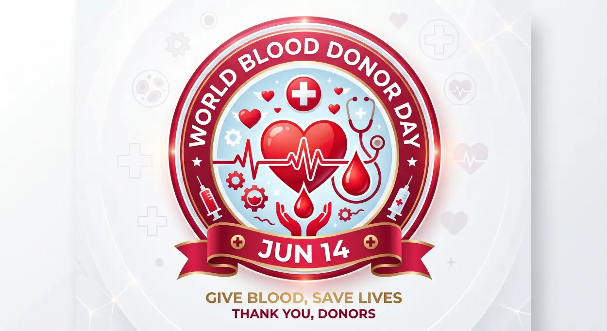 Free Download World Blood Donor Day 2026 Healthcare Icons Set - High Quality World Blood Donor Day 2026 Image