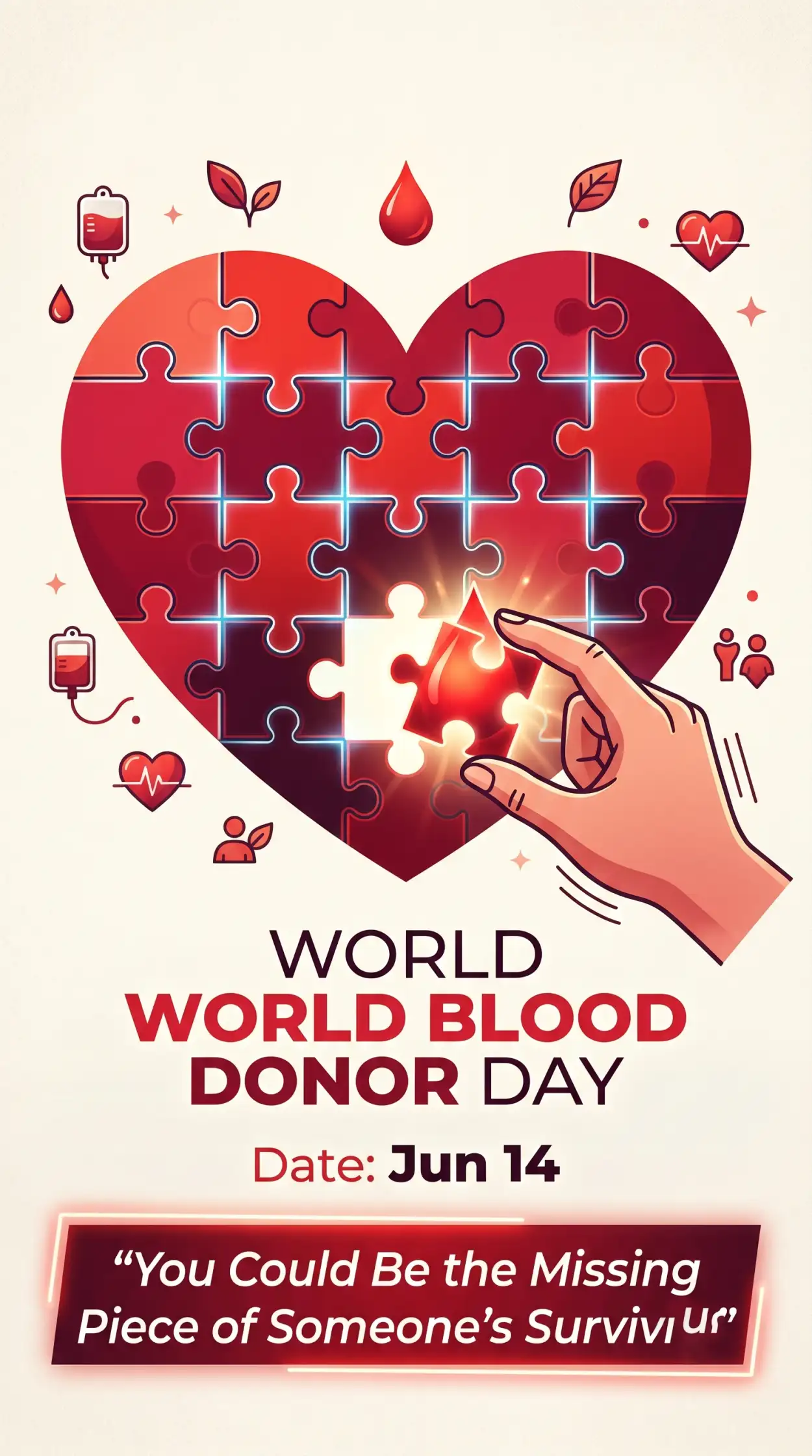 Free Download World Blood Donor Day 2026 Modern Vector Art - High Quality World Blood Donor Day 2026 Image