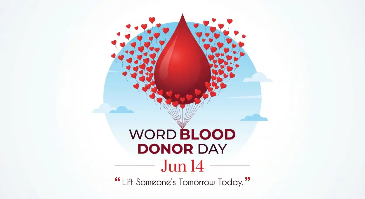 Free Download World Blood Donor Day 2026 Quotes - High Quality World Blood Donor Day 2026 Image