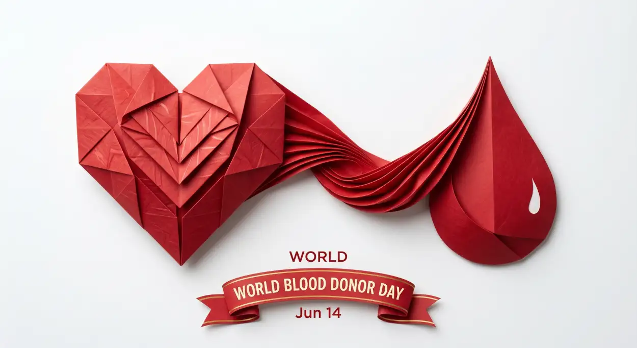 Free Download World Blood Donor Day 2026 Stylish Social Media Creative - High Quality World Blood Donor Day 2026 Image