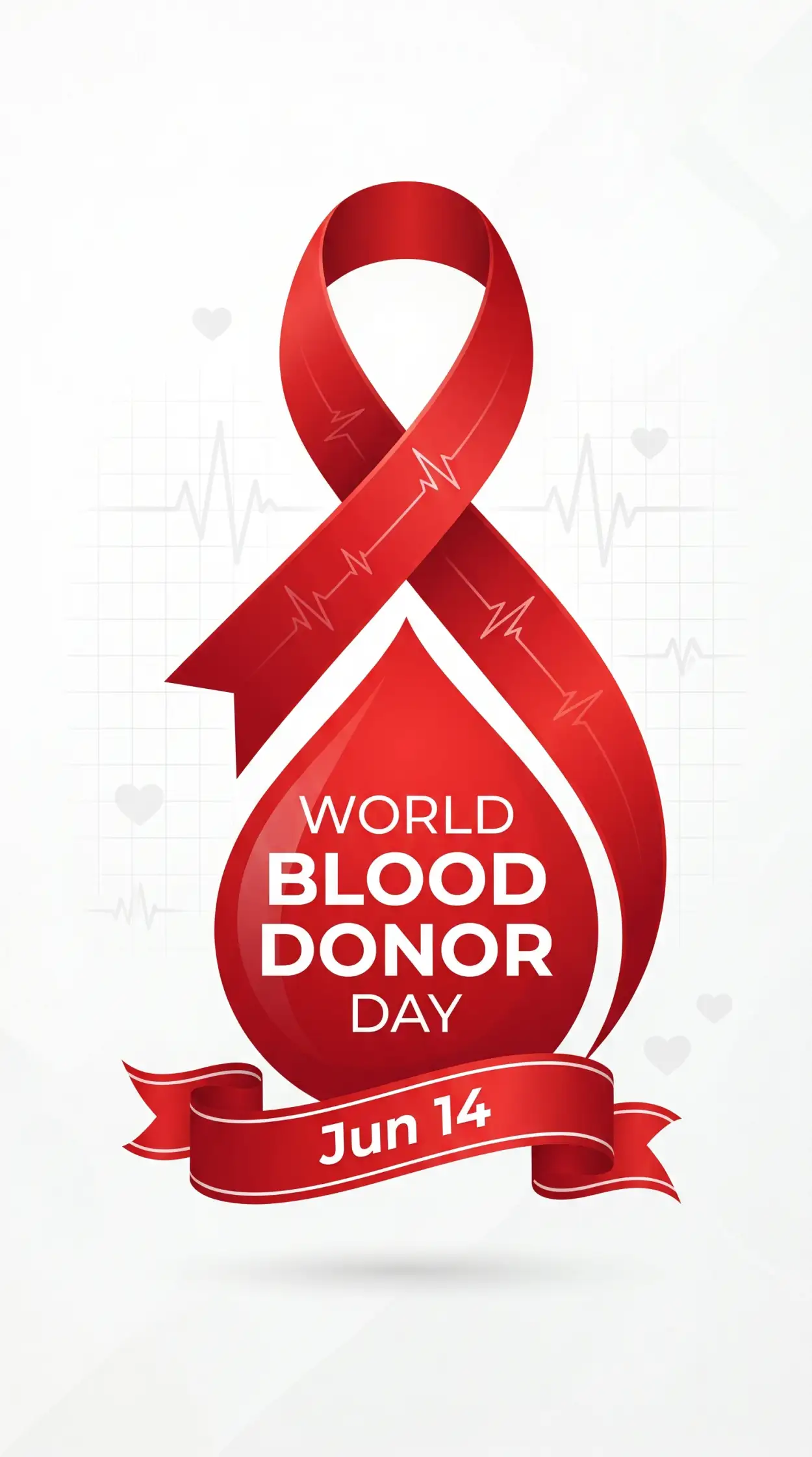 Free Download World Blood Donor Day 2026 Vector Blood Drop Illustration - High Quality World Blood Donor Day 2026 Image
