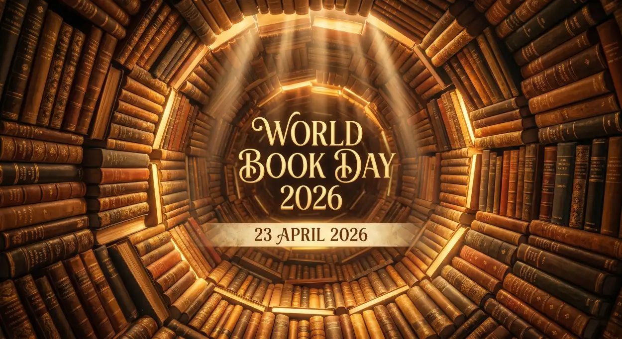 Free Download World Book Day 2026 Date In India - High Quality World Book Day 2026 Image