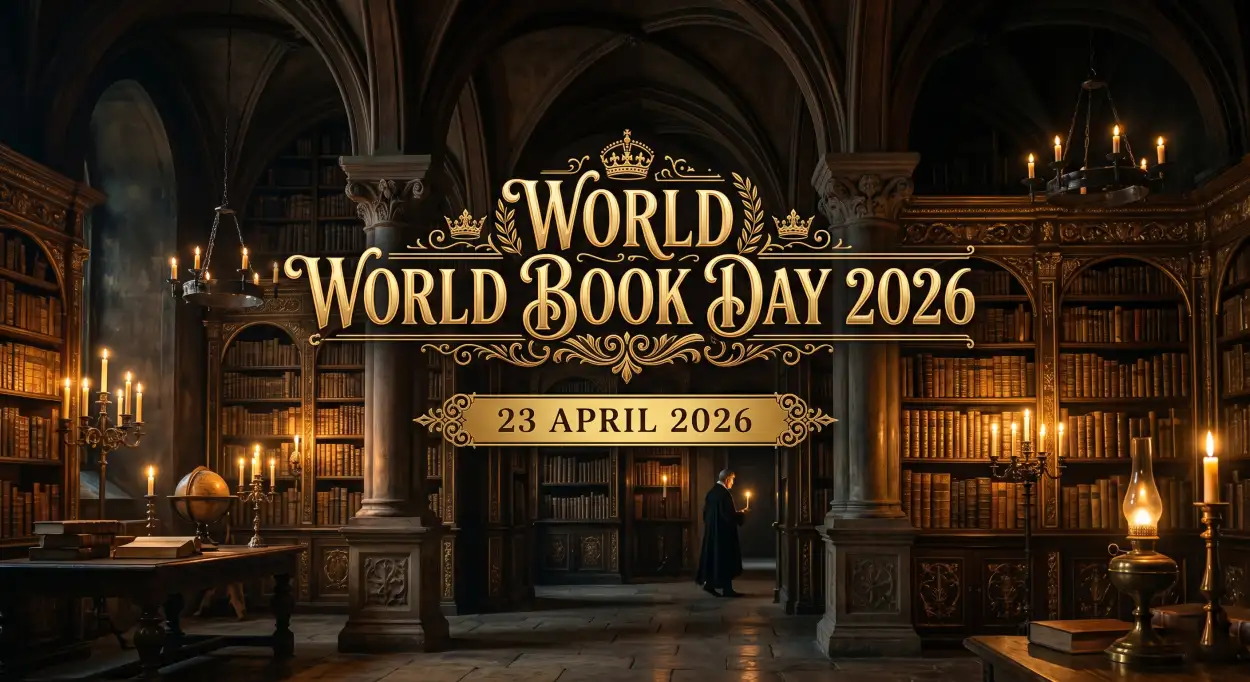 Free Download World Book Day 2026 Theme And Slogan - High Quality World Book Day 2026 Image