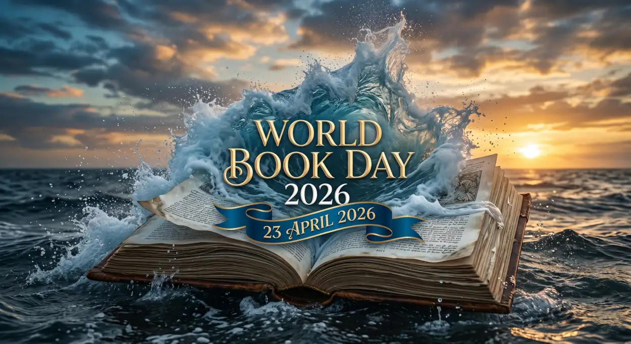 Free Download World Book Day 3d Book Illustration Prompt - High Quality World Book Day 2026 Image