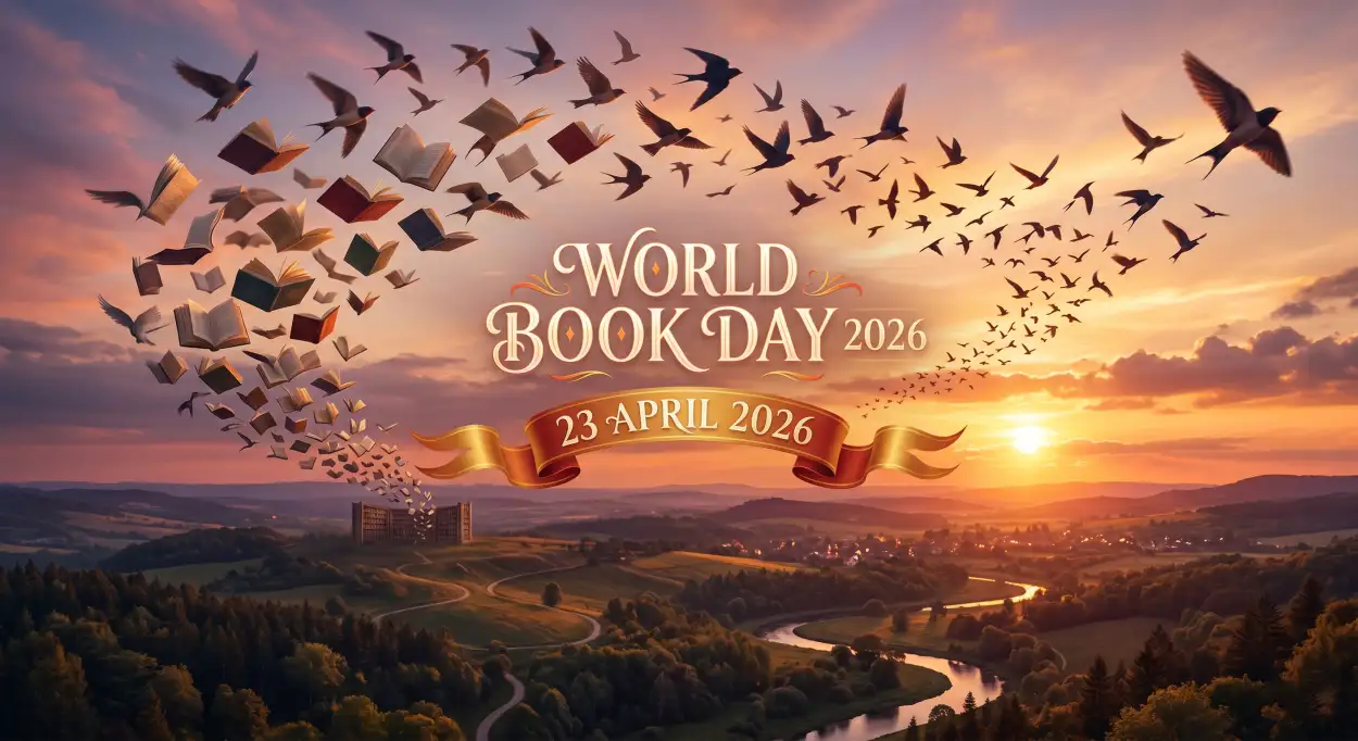 Free Download World Book Day Flyer Design Psd Free - High Quality World Book Day 2026 Image