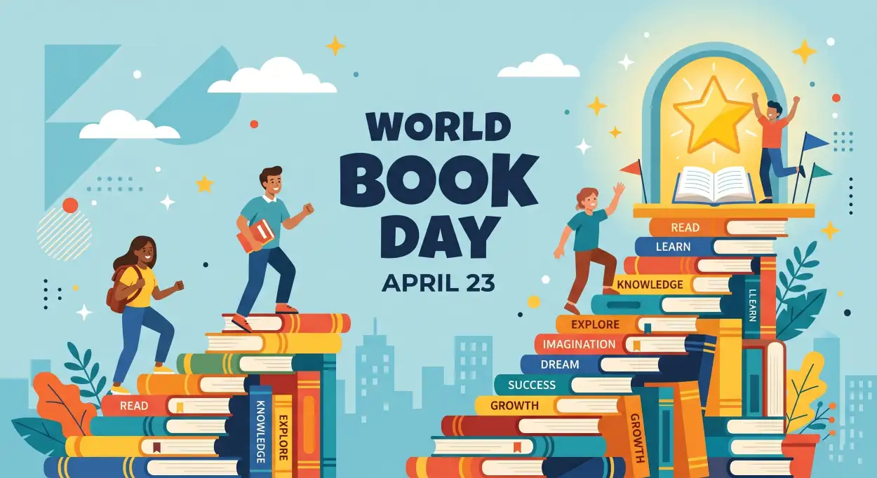 Free Download World Book Day Importance For Students - High Quality World Book Day 2026 Image