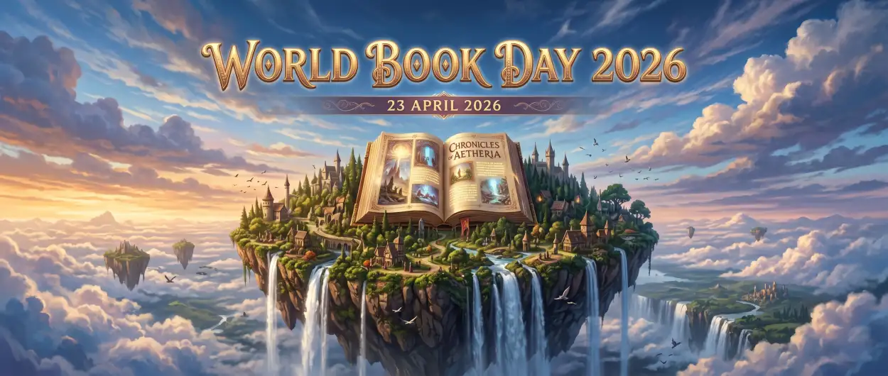 Free Download World Book Day Magical Books Concept Art - High Quality World Book Day 2026 Image