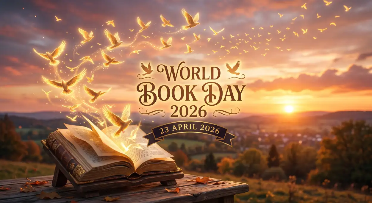 Free Download World Book Day Motivational Video Script - High Quality World Book Day 2026 Image