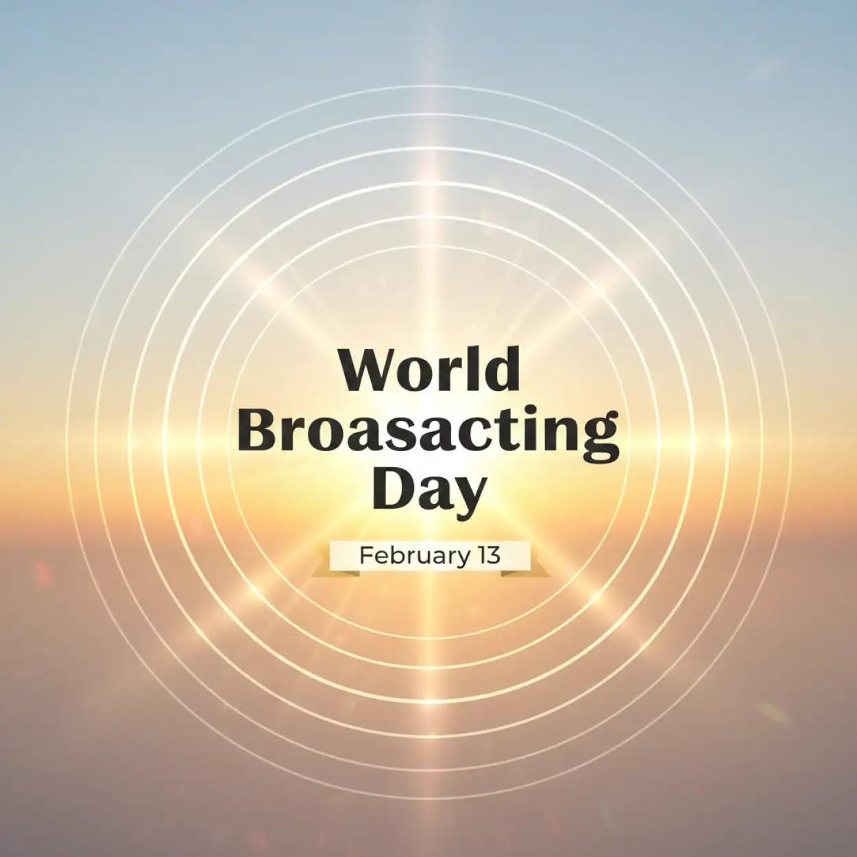 world broadcasting day free stock images