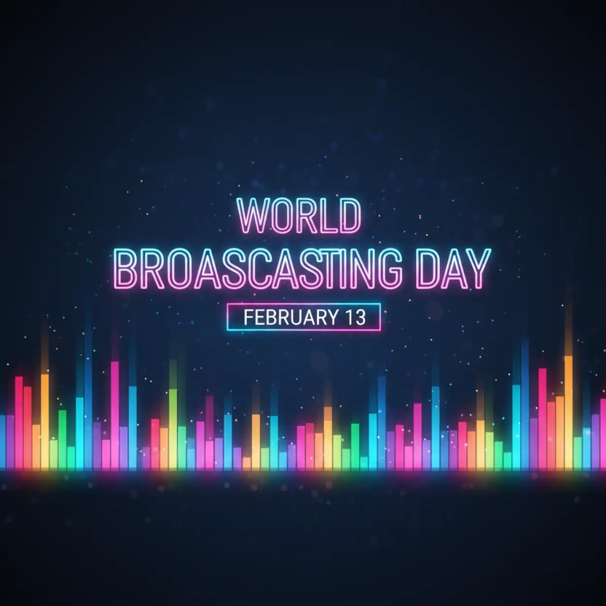 world broadcasting day high resolution background