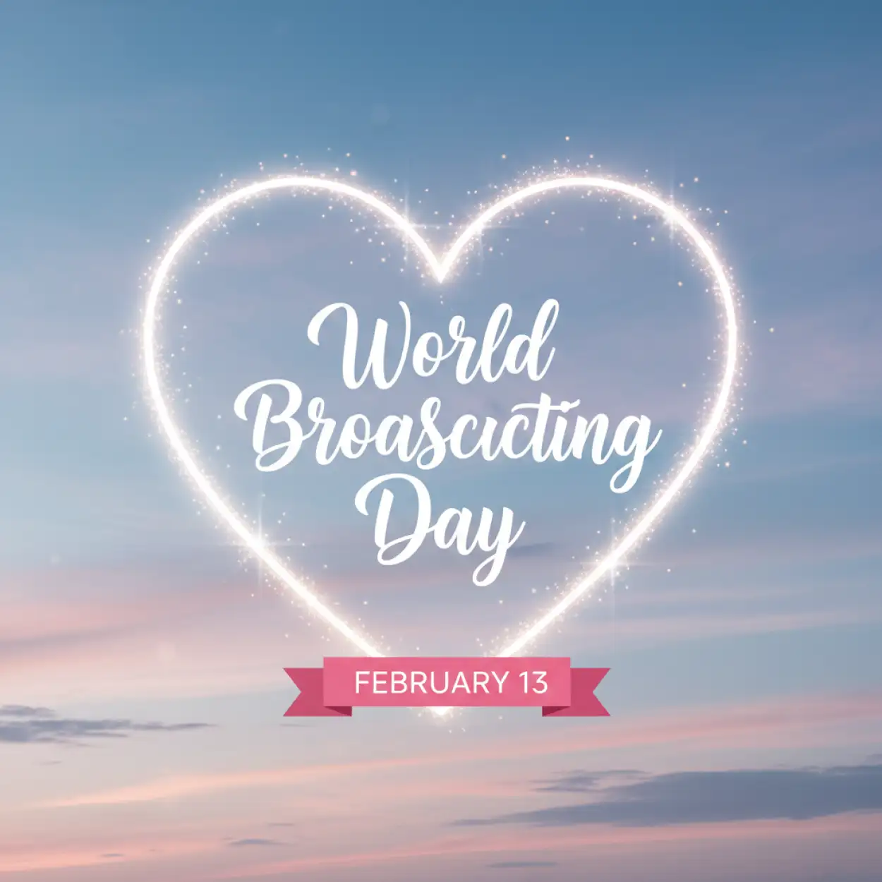 world broadcasting day instagram post ideas