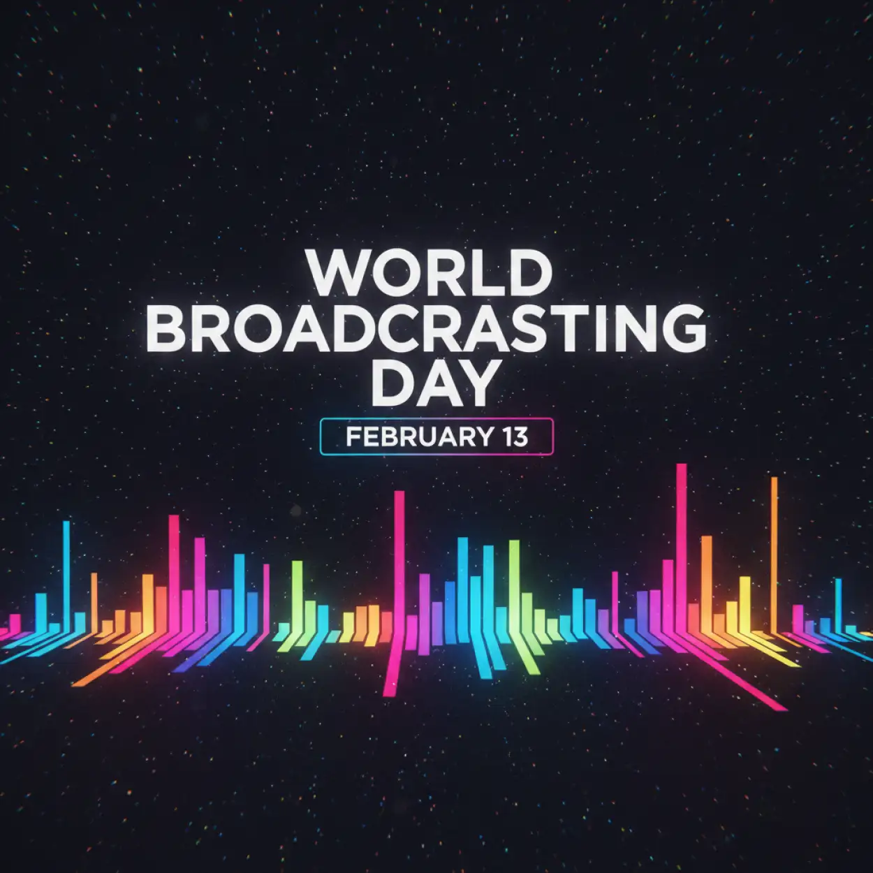 world broadcasting day logo design inspiration