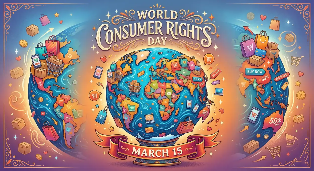 world consumer rights day awareness artwork