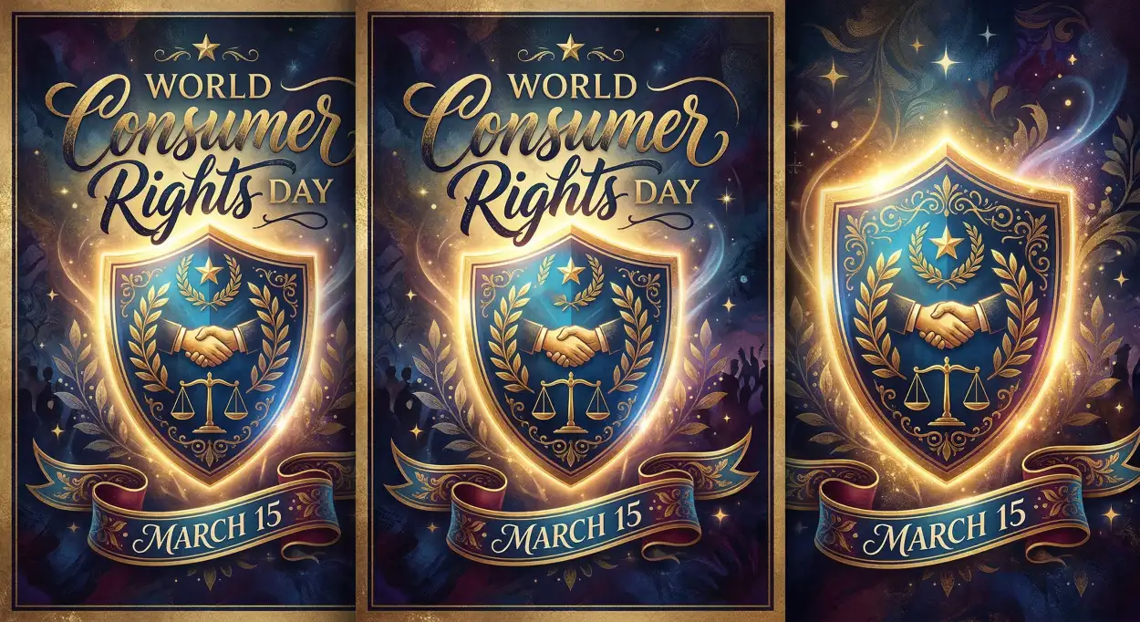 world consumer rights day banner design