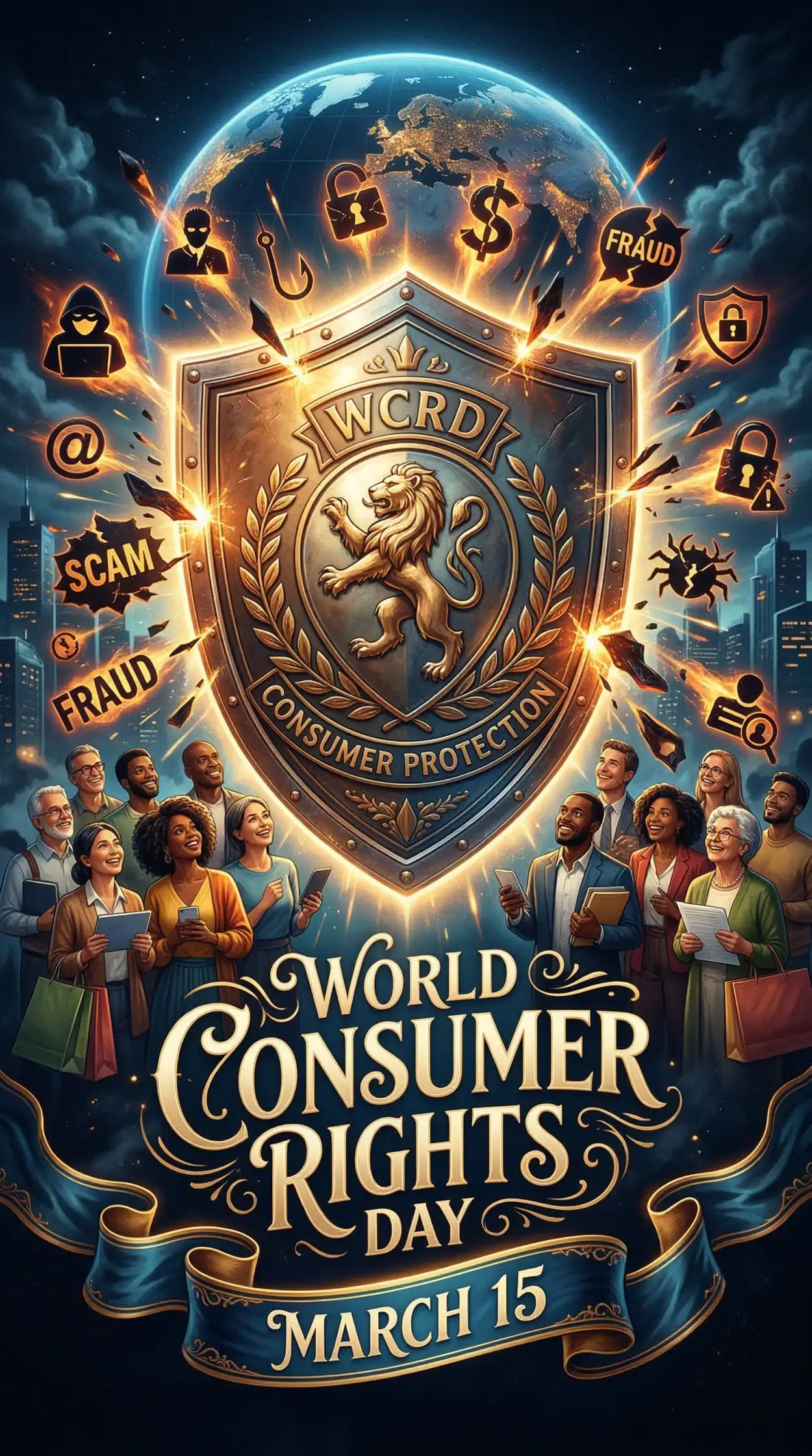 world consumer rights day campaign poster