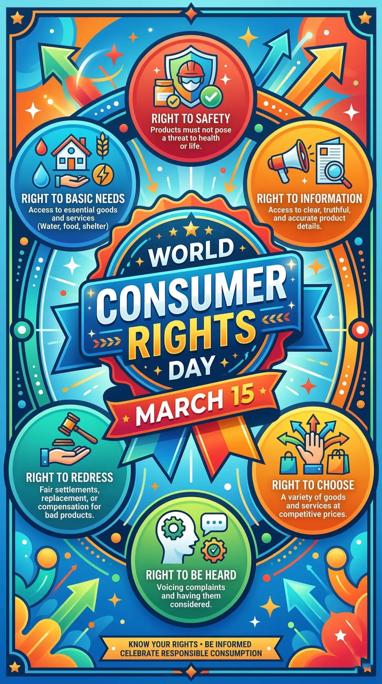 world consumer rights day campaign social media graphic