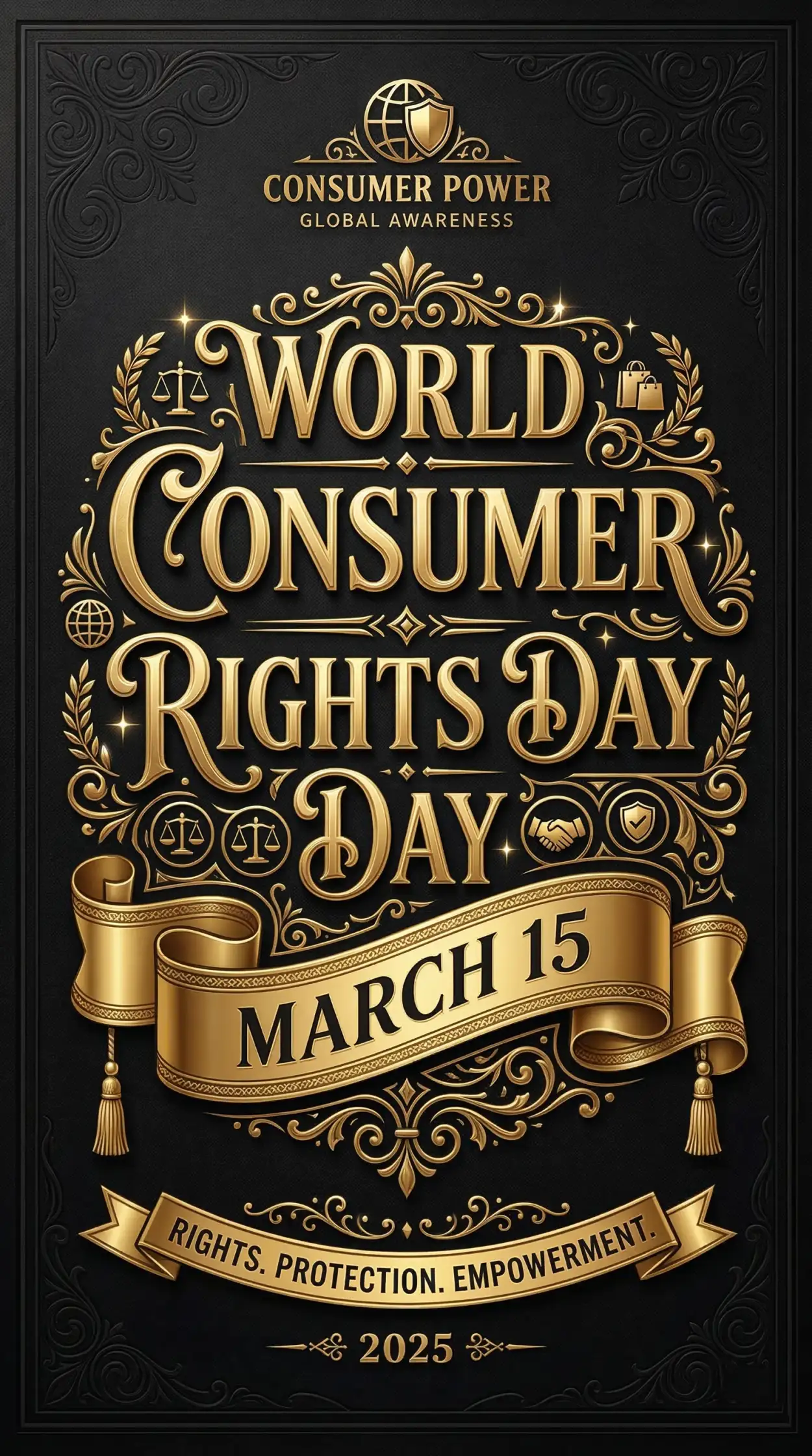 world consumer rights day creative poster free download