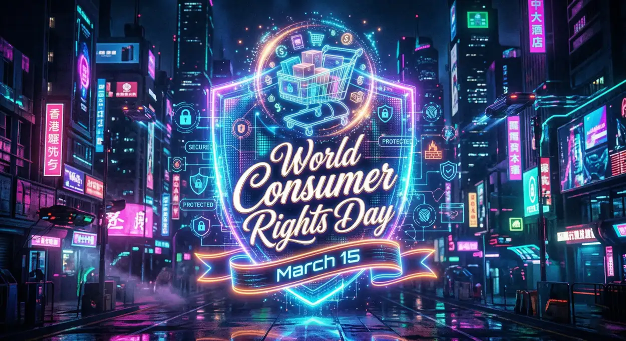 world consumer rights day modern social media design
