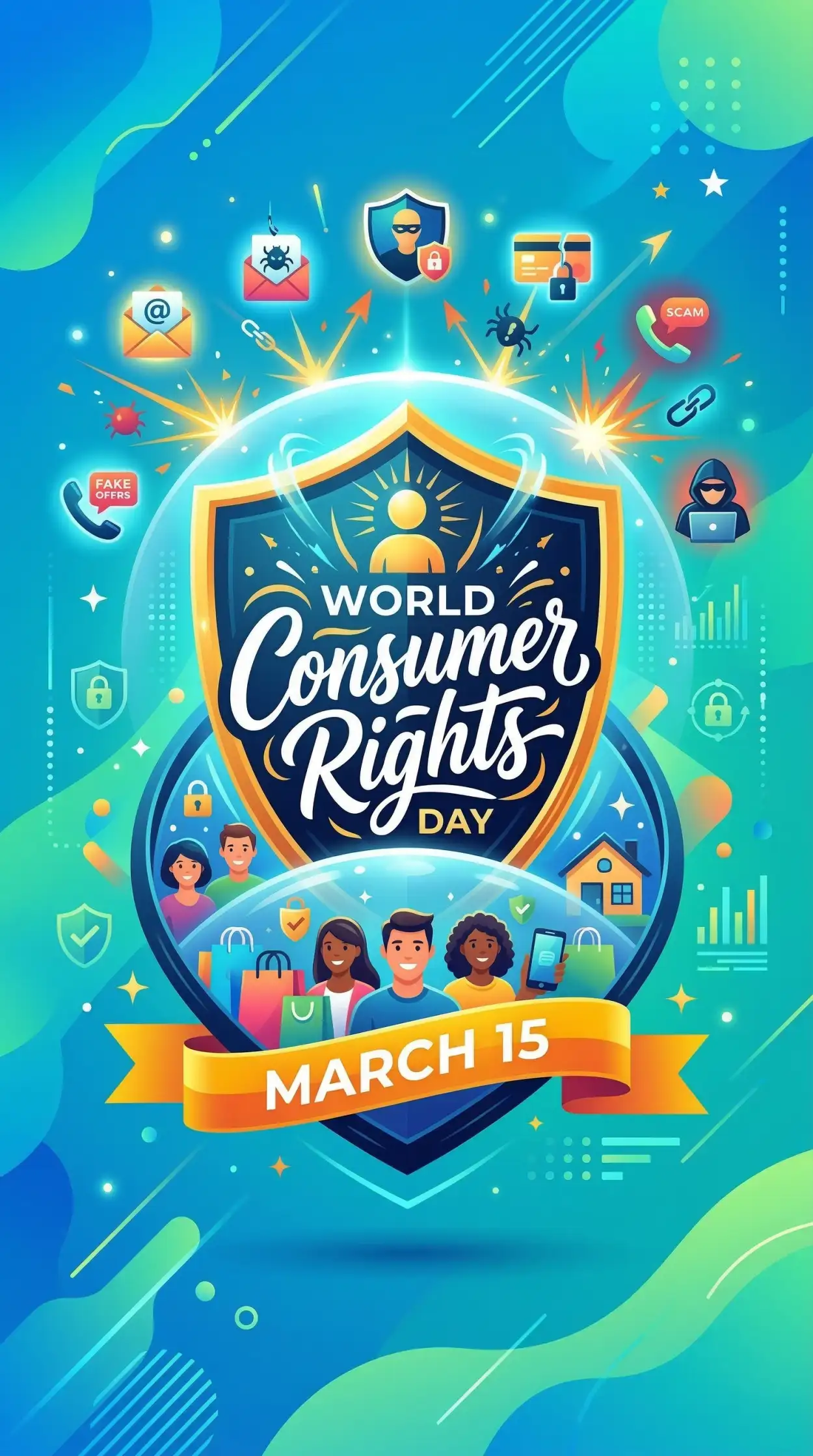 world consumer rights day poster design