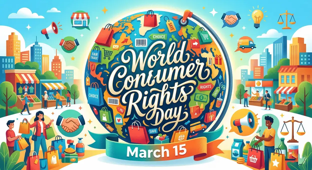 world consumer rights day public awareness graphic