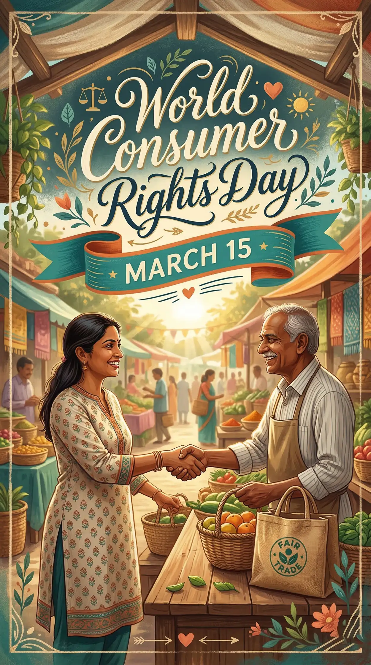 world consumer rights day rights awareness poster