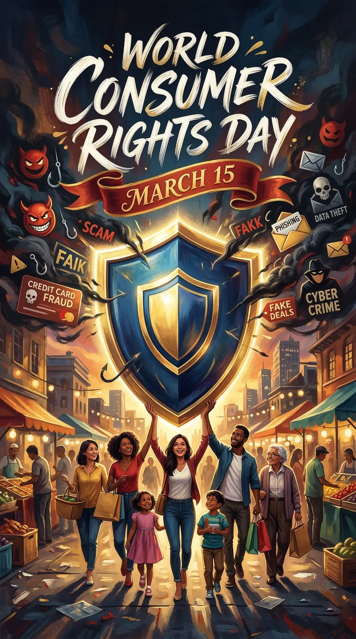 world consumer rights day rights education banner