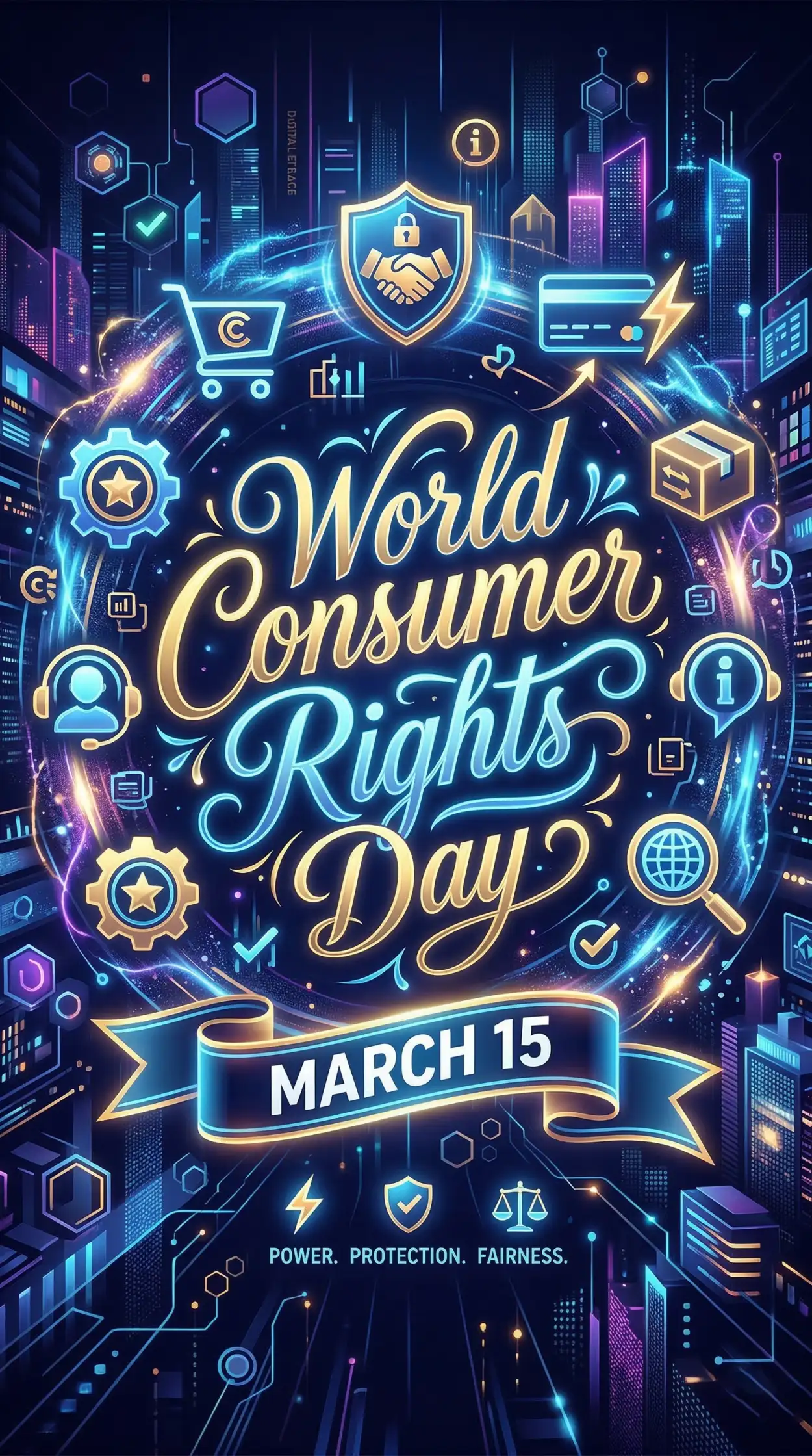world consumer rights day social media awareness design