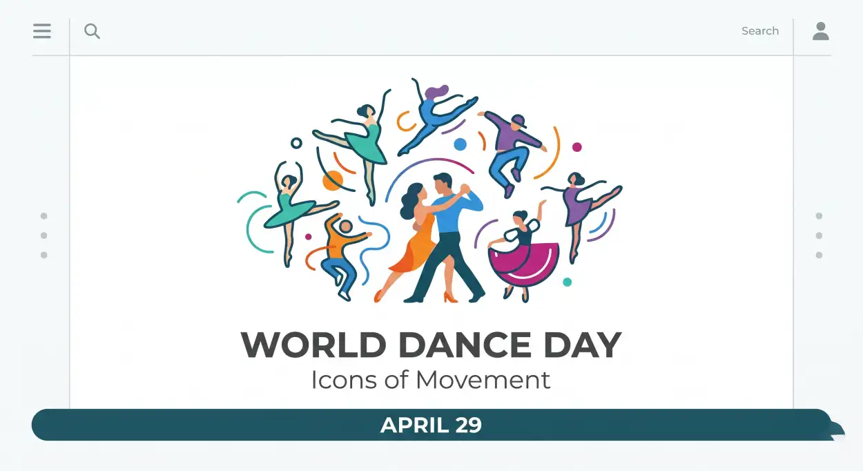 Free Download World Dance Day 2026 Png Images Free Download - High Quality World Dance Day 2026 Transparent PNG