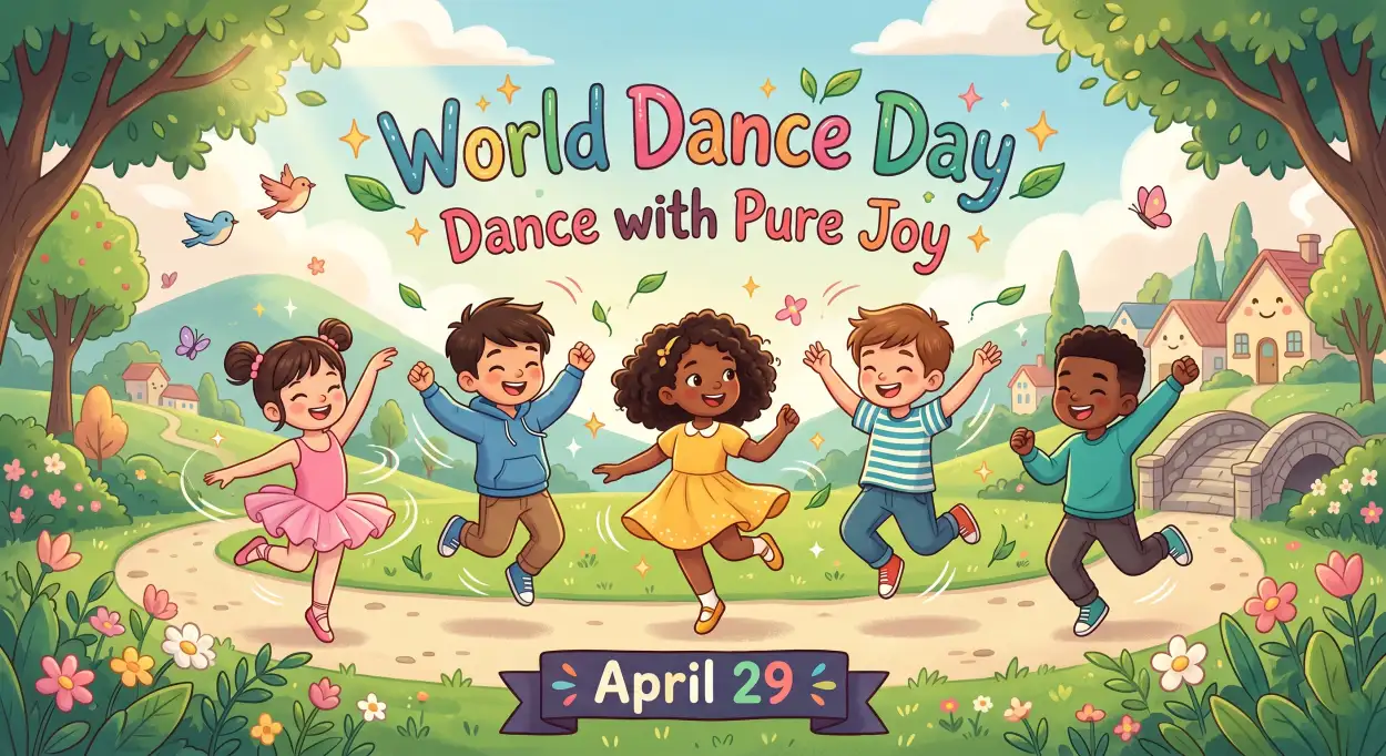 Free Download World Dance Day Speech For School 2026 - High Quality World Dance Day 2026 Image