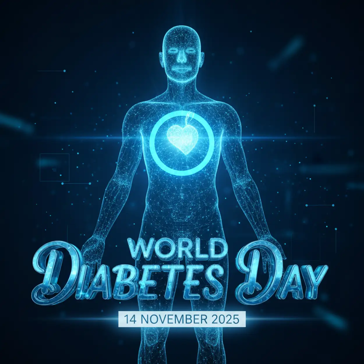 world diabetes day 2025 awareness post for facebook page