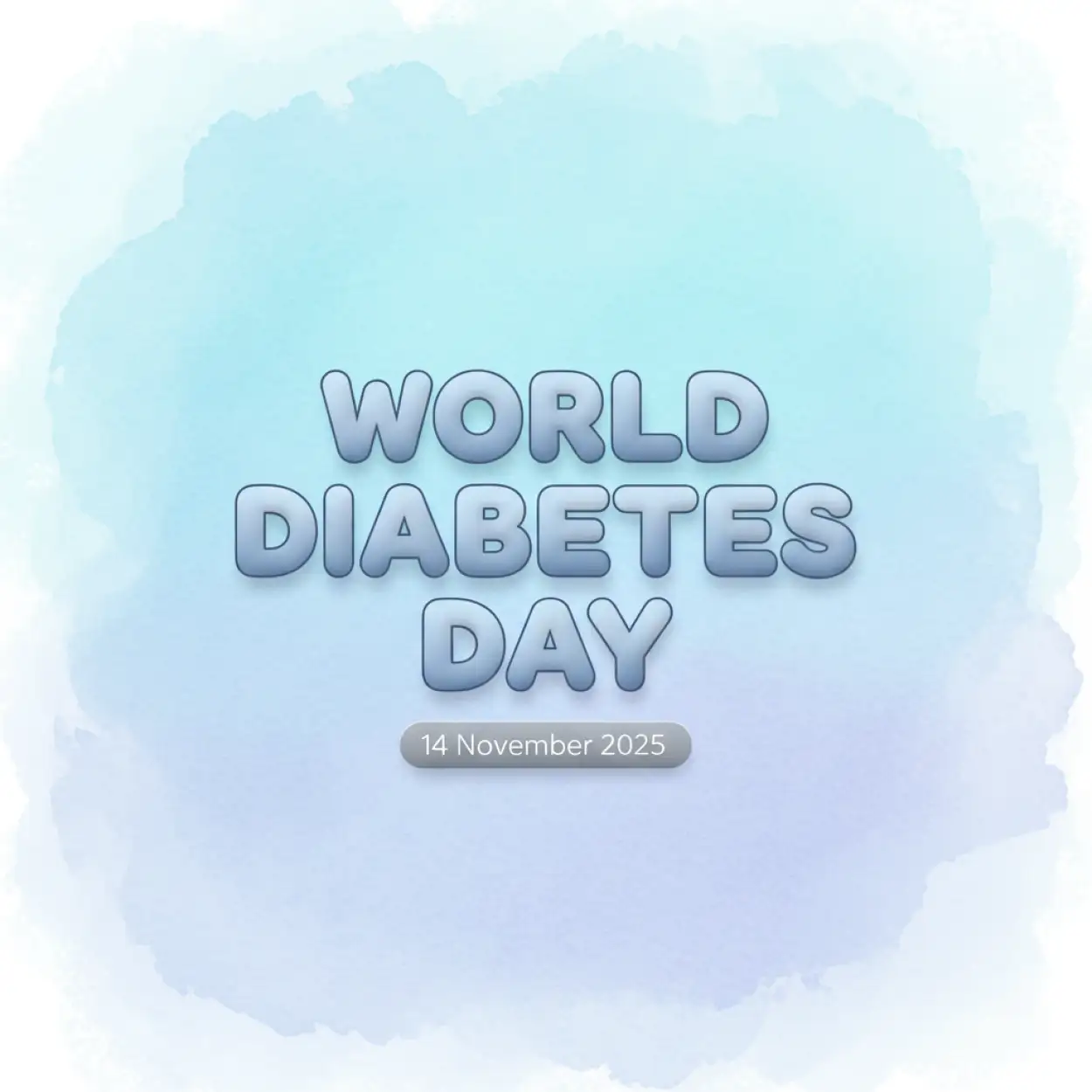 world diabetes day 2025 blue circle png design