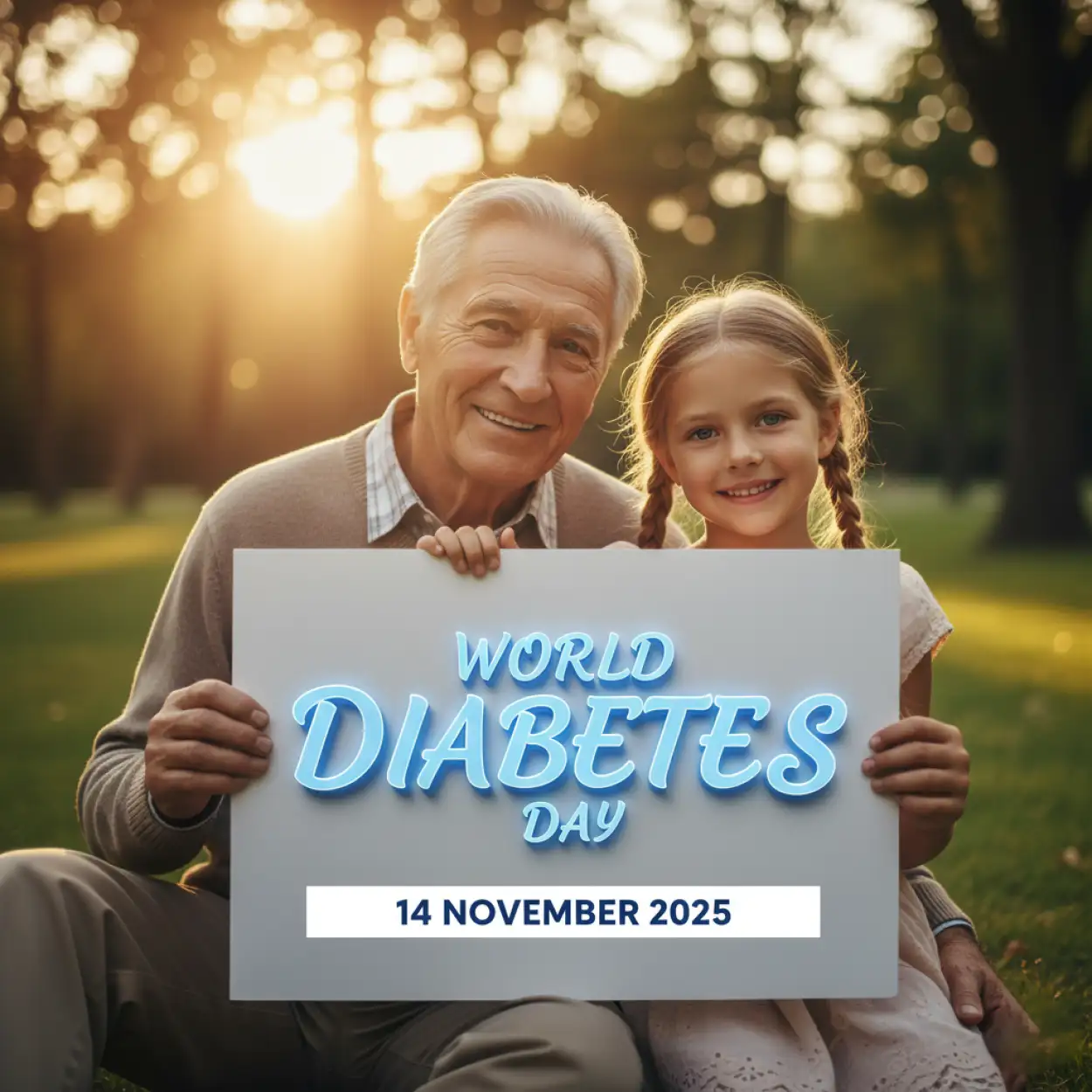 world diabetes day 2025 educational awareness poster