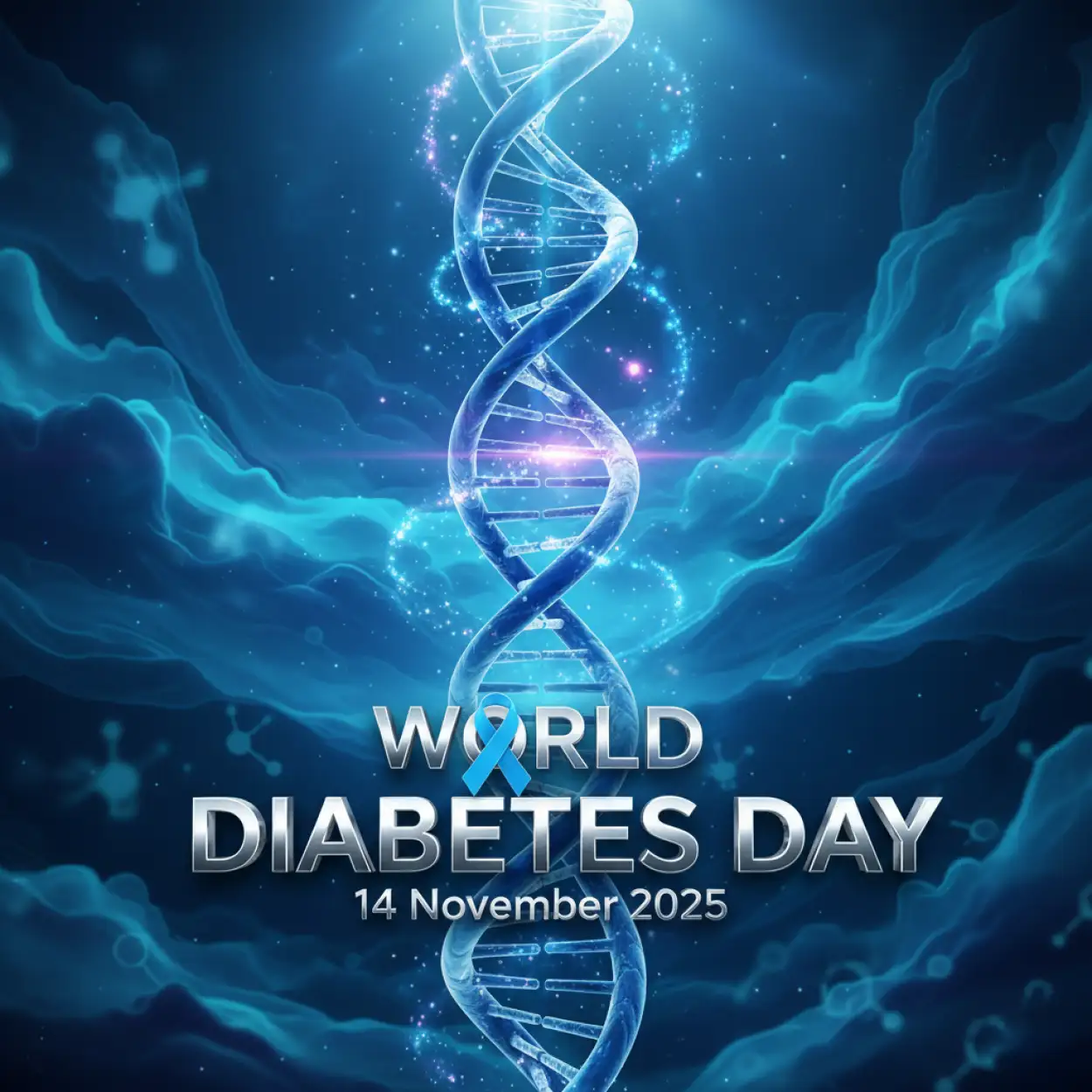 world diabetes day 2025 vector illustration