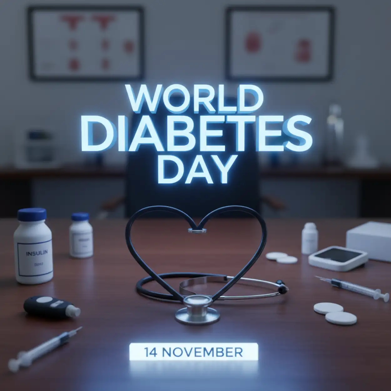 Free Download World Diabetes Day Banner Background Free Download - High Quality World Diabetes Day Background