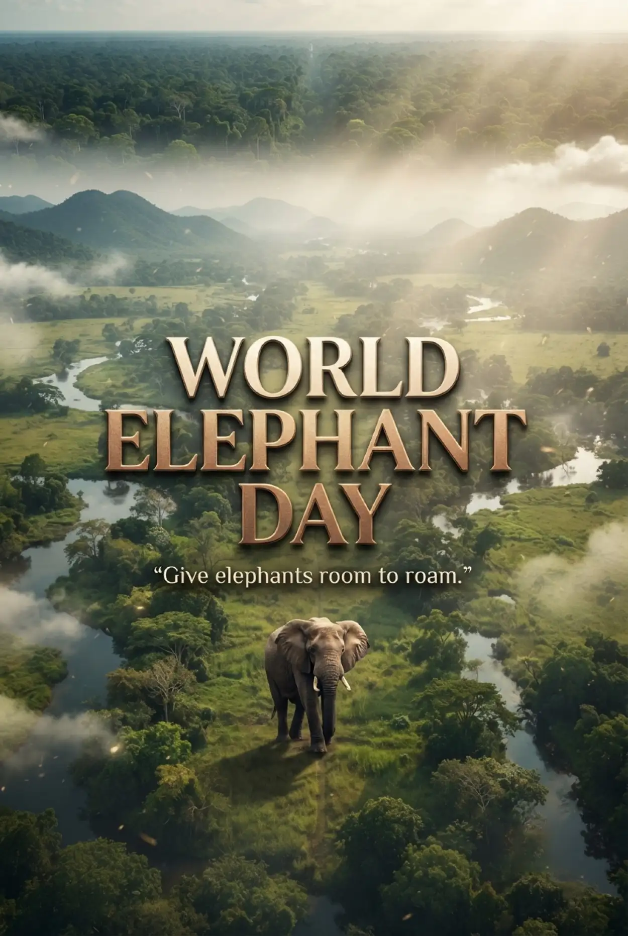 Free Download World Elephant Day 2026 4k Wallpaper - High Quality World Elephant Day 2026 Image