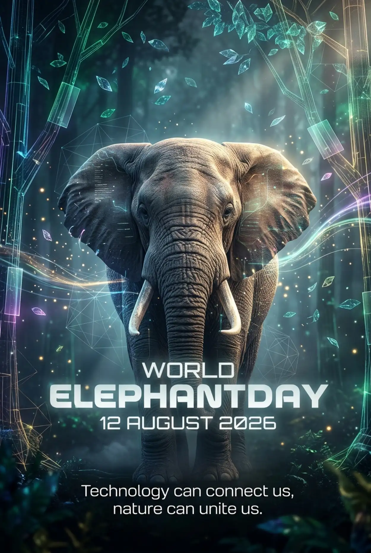 Free Download World Elephant Day 2026 Creative Graphic - High Quality World Elephant Day 2026 Image