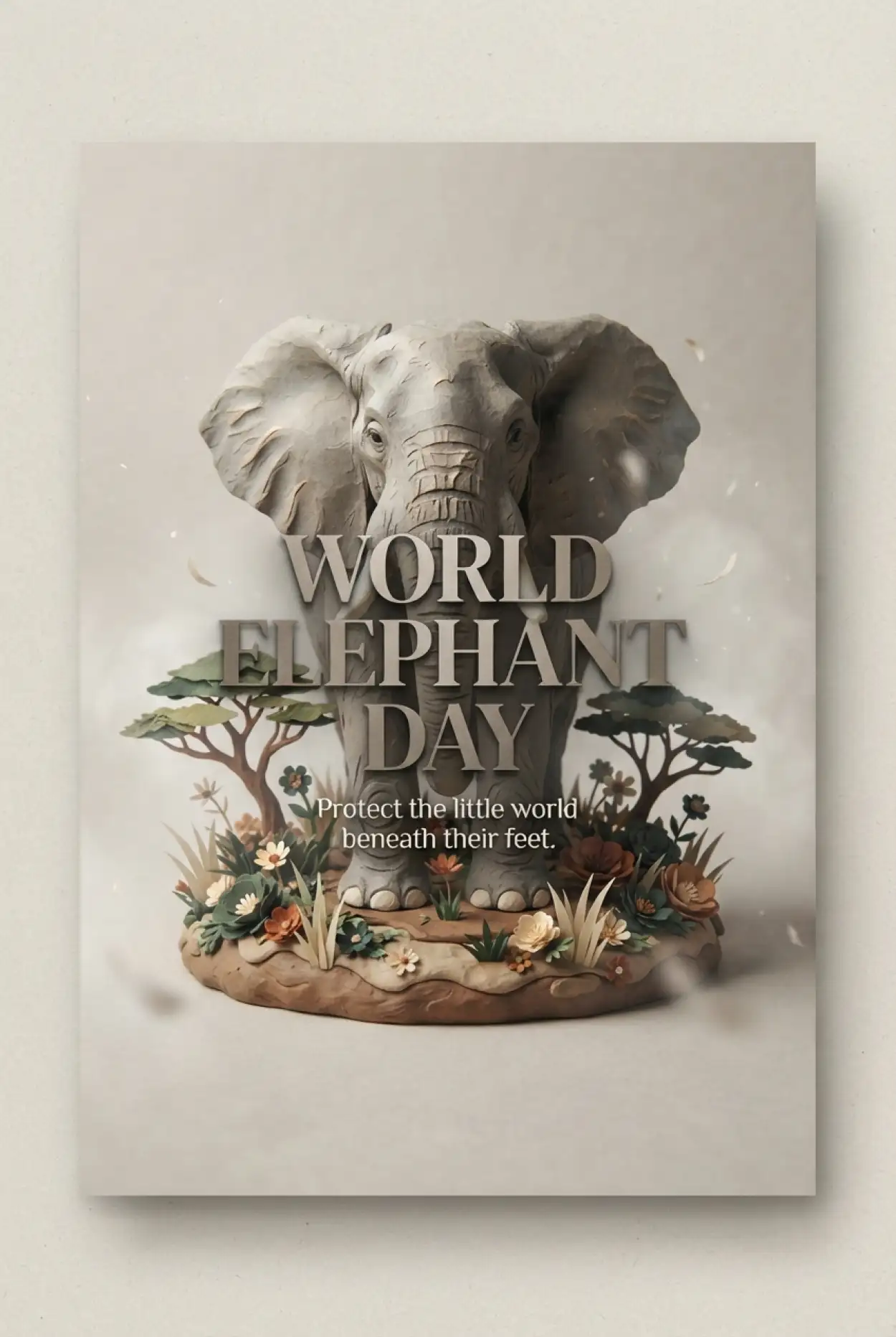 Free Download World Elephant Day 2026 Instagram Story Design - High Quality World Elephant Day 2026 Image