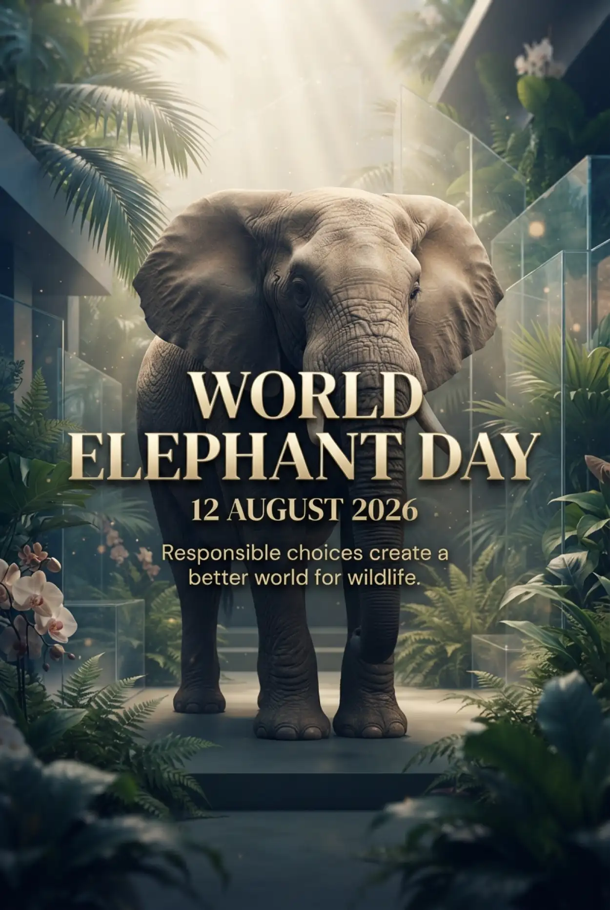 Free Download World Elephant Day 2026 Social Media Post - High Quality World Elephant Day 2026 Image