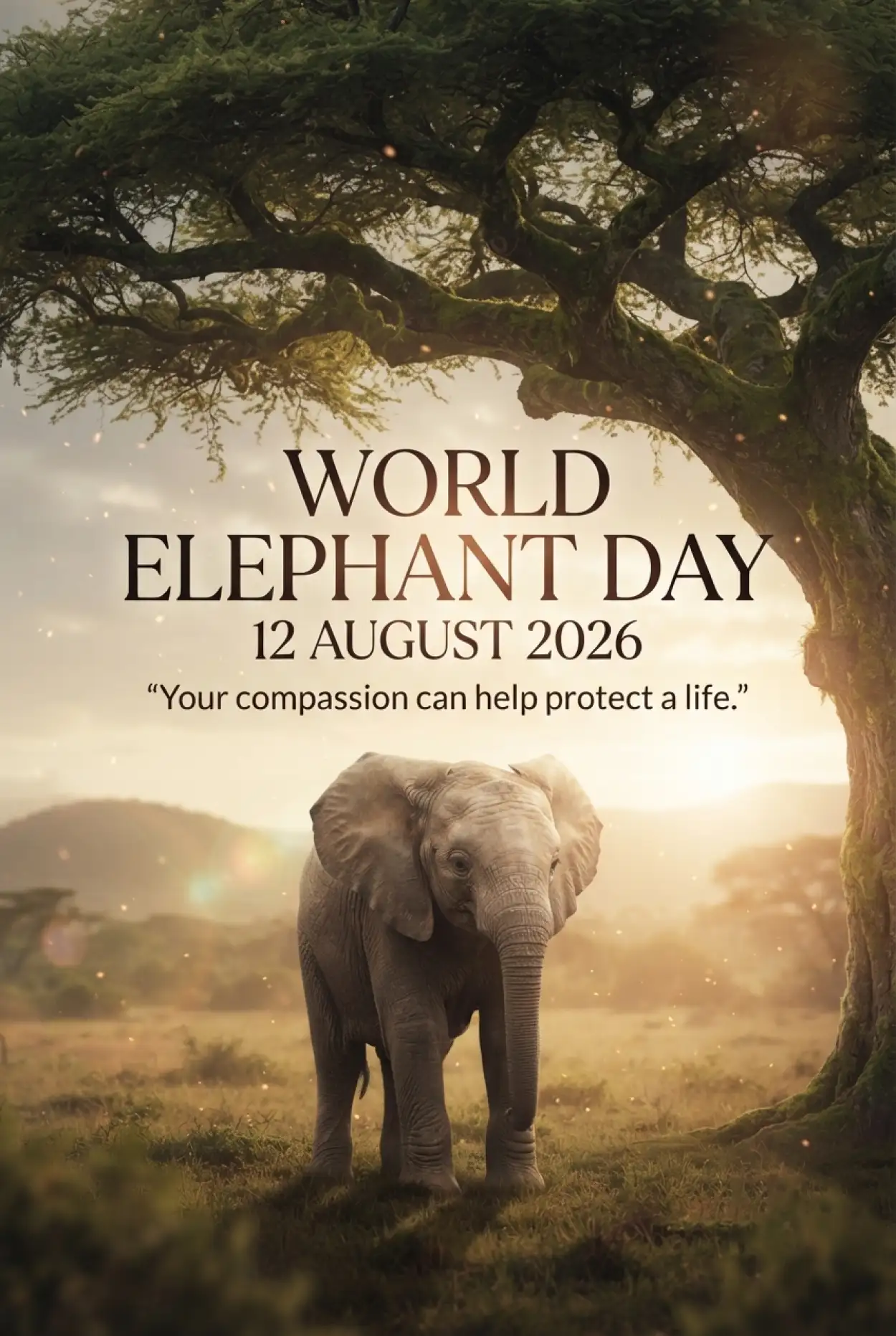 Free Download World Elephant Day 2026 - High Quality World Elephant Day 2026 Image