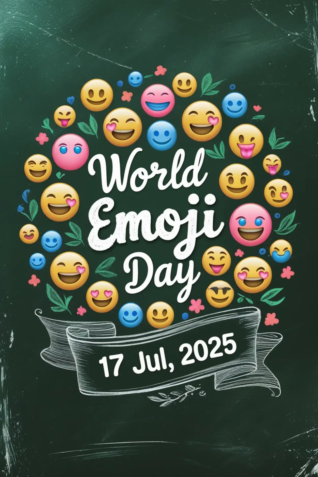 World Emoji Day 2025 Creative Banner Design - Royalty Free World Emoji Day Image | Pngmagic Free Download World Emoji Day 2025 Creative Banner Design - High Quality World Emoji Day Background