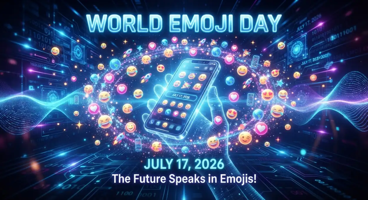 Free Download World Emoji Day 2026 Linkedin Post Ideas - High Quality World Emoji Day 2026 Image