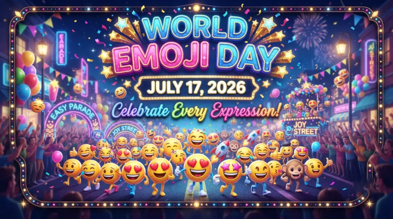 Free Download World Emoji Day 2026 X Twitter Post Ideas - High Quality World Emoji Day 2026 Image