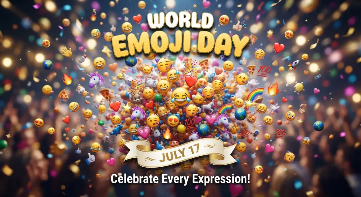 Free Download World Emoji Day Celebration Ideas - High Quality World Emoji Day 2026 Image