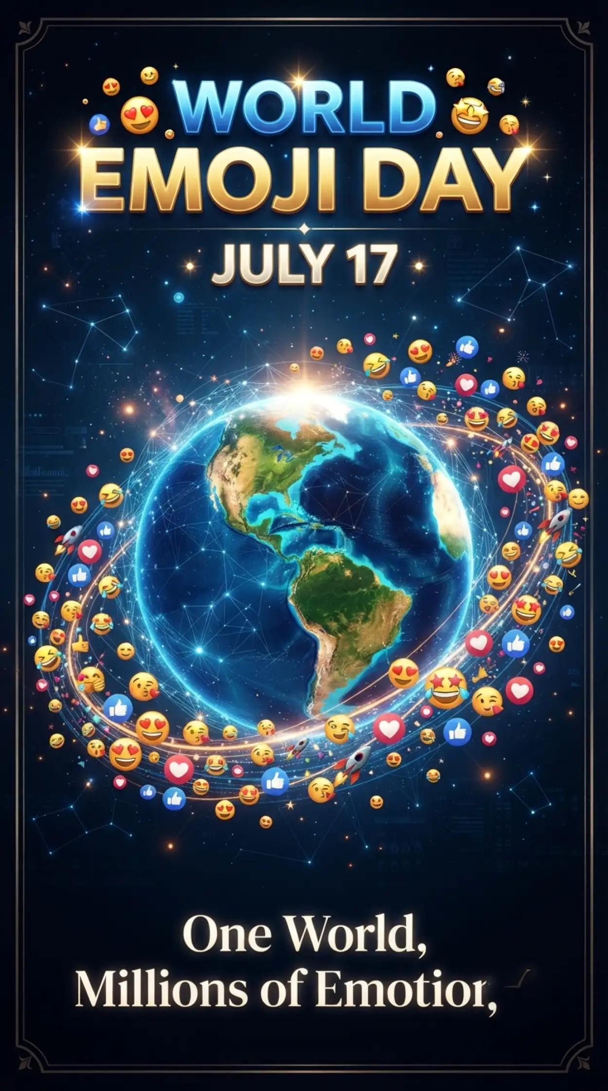 Free Download World Emoji Day Content Calendar - High Quality World Emoji Day 2026 Image