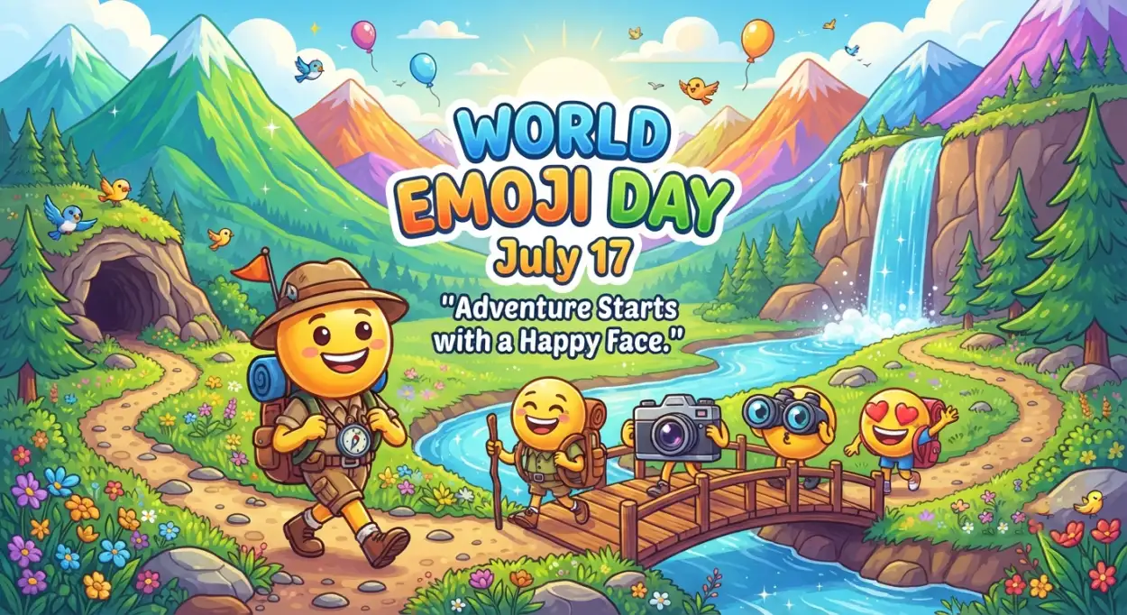 Free Download World Emoji Day Custom Poster - High Quality World Emoji Day Poster 2026 Image