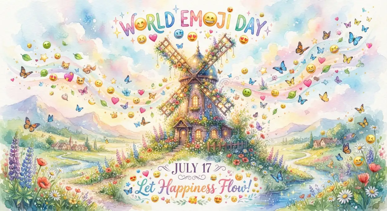 Free Download World Emoji Day Digital Celebration - High Quality World Emoji Day 2026 Image