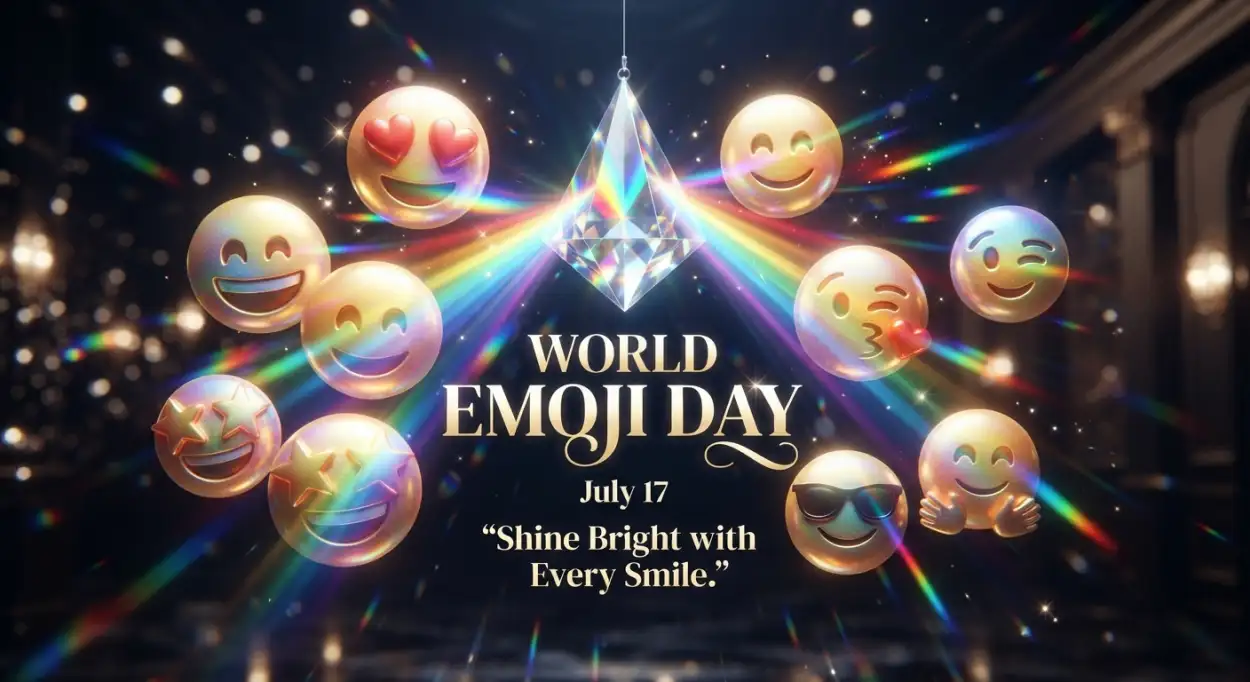 Free Download World Emoji Day Event Poster Template - High Quality World Emoji Day Poster 2026 Image