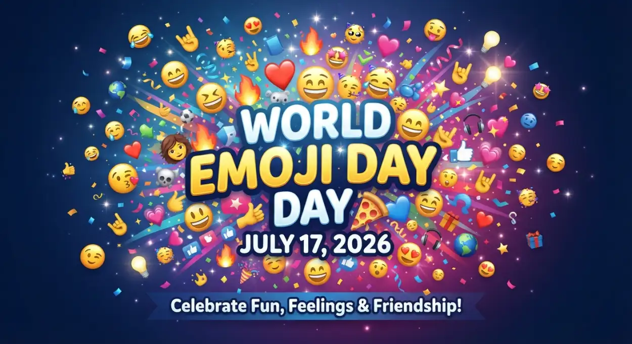 Free Download World Emoji Day Facebook Post Ideas - High Quality World Emoji Day 2026 Image